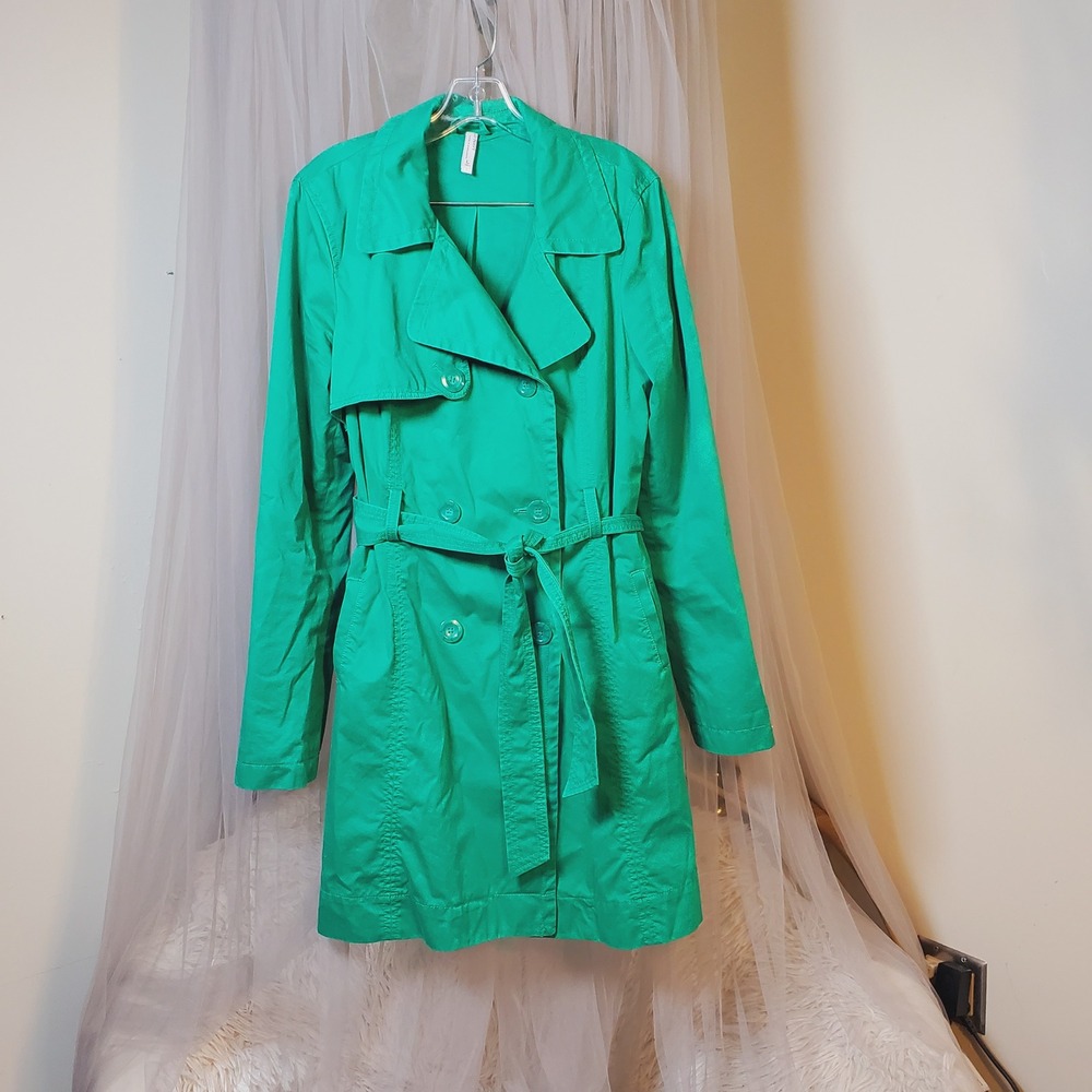 Old Navy Green Trench Coat